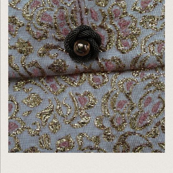 Nina Ricci Gold Rose Jacquard Print Jacket 10 NWT - Picture 7 of 7